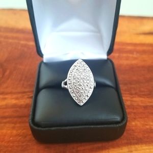 Art Deco Sterling Silver & Marcasite Ring